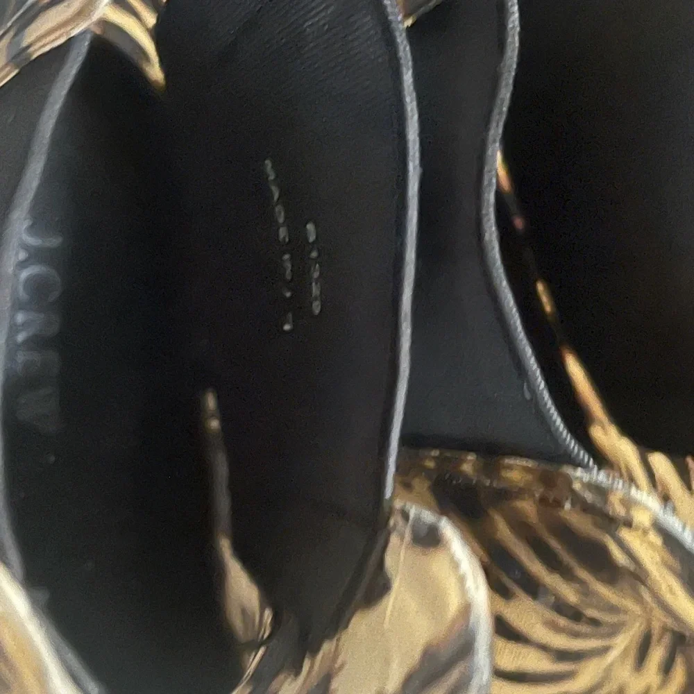 J. Crew Leopard Print Winter Rain Boots Women’s Sz 7